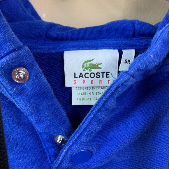 Lacoste pullover hoodie sweatshirt men’s xxl (9) - Picture 2 of 8